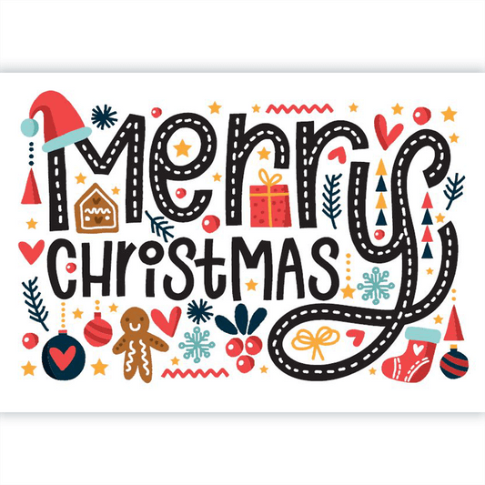 Card - Merry Christmas Stitch