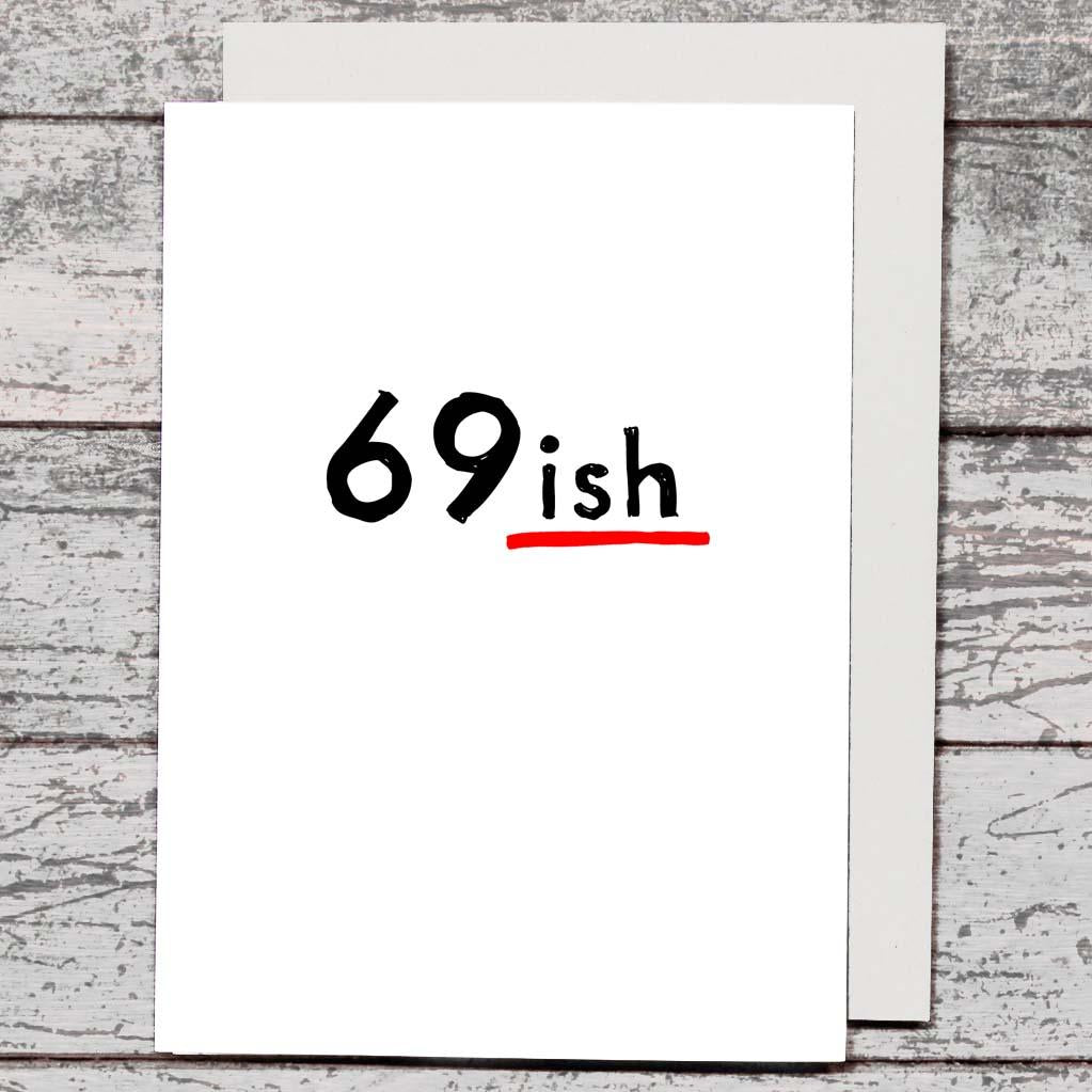 Card - 69ish - The Red Dog Gift Shop